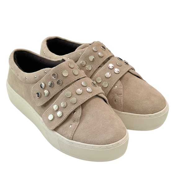 Rebecca Minkoff Natosha Stud Velcro Sneaker Size 7 - Picture 1 of 12